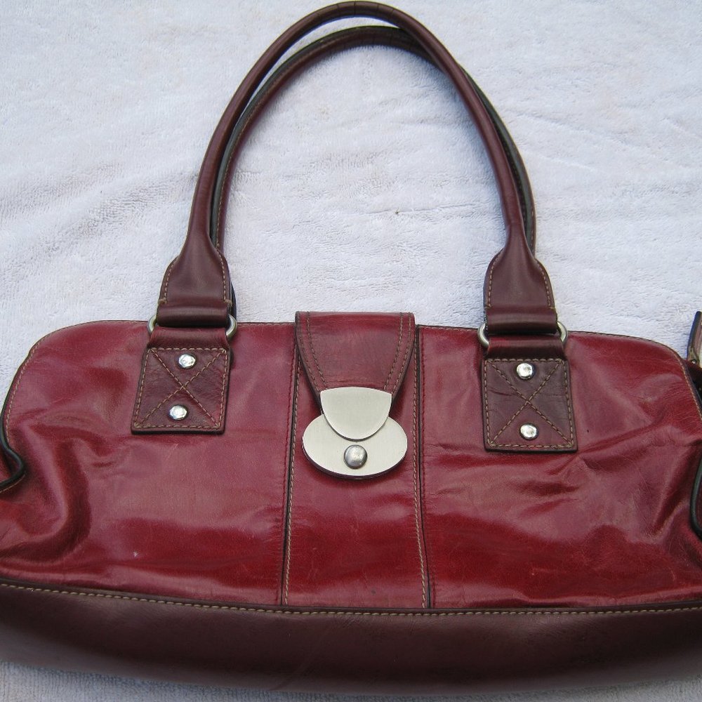 Red Leather Purse  East5th
